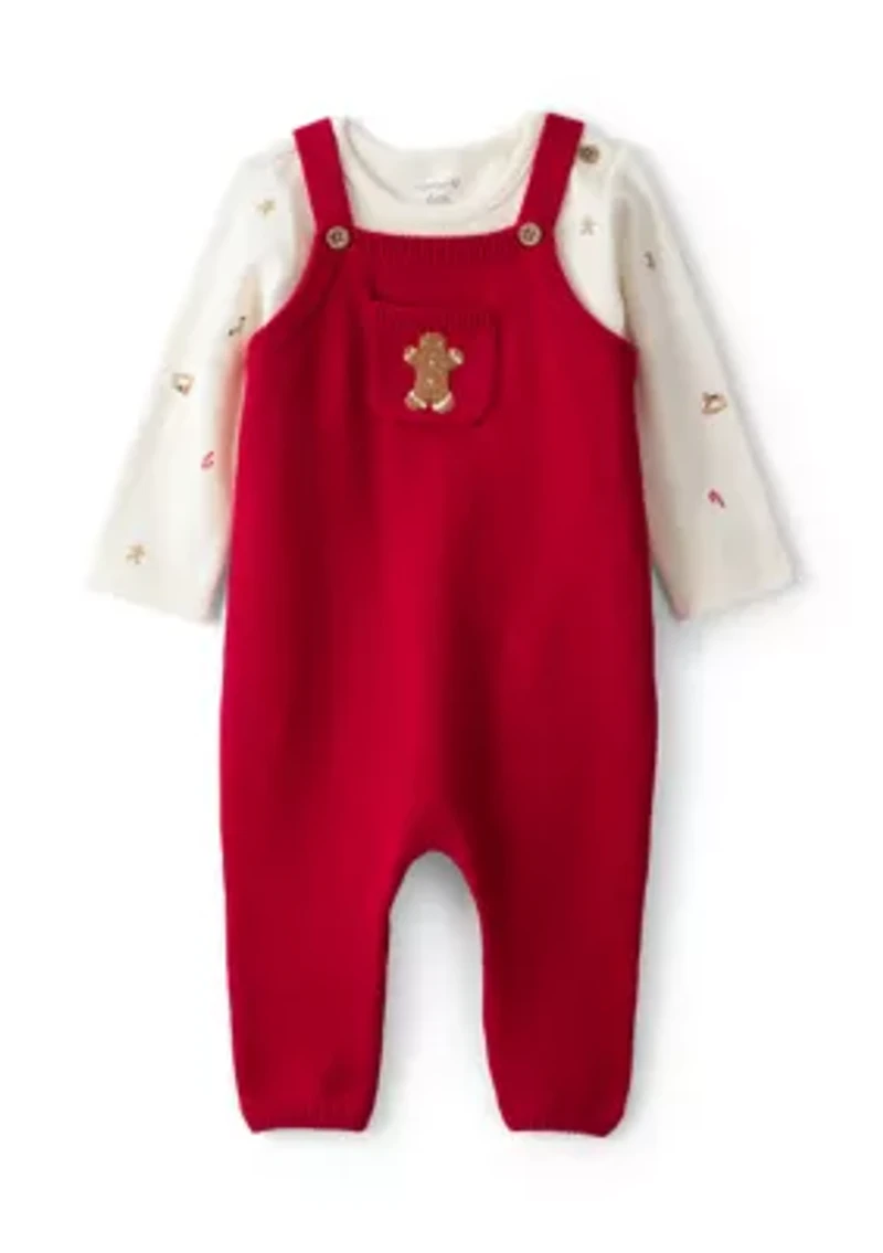 Baby Boys Two Piece Overalls Set