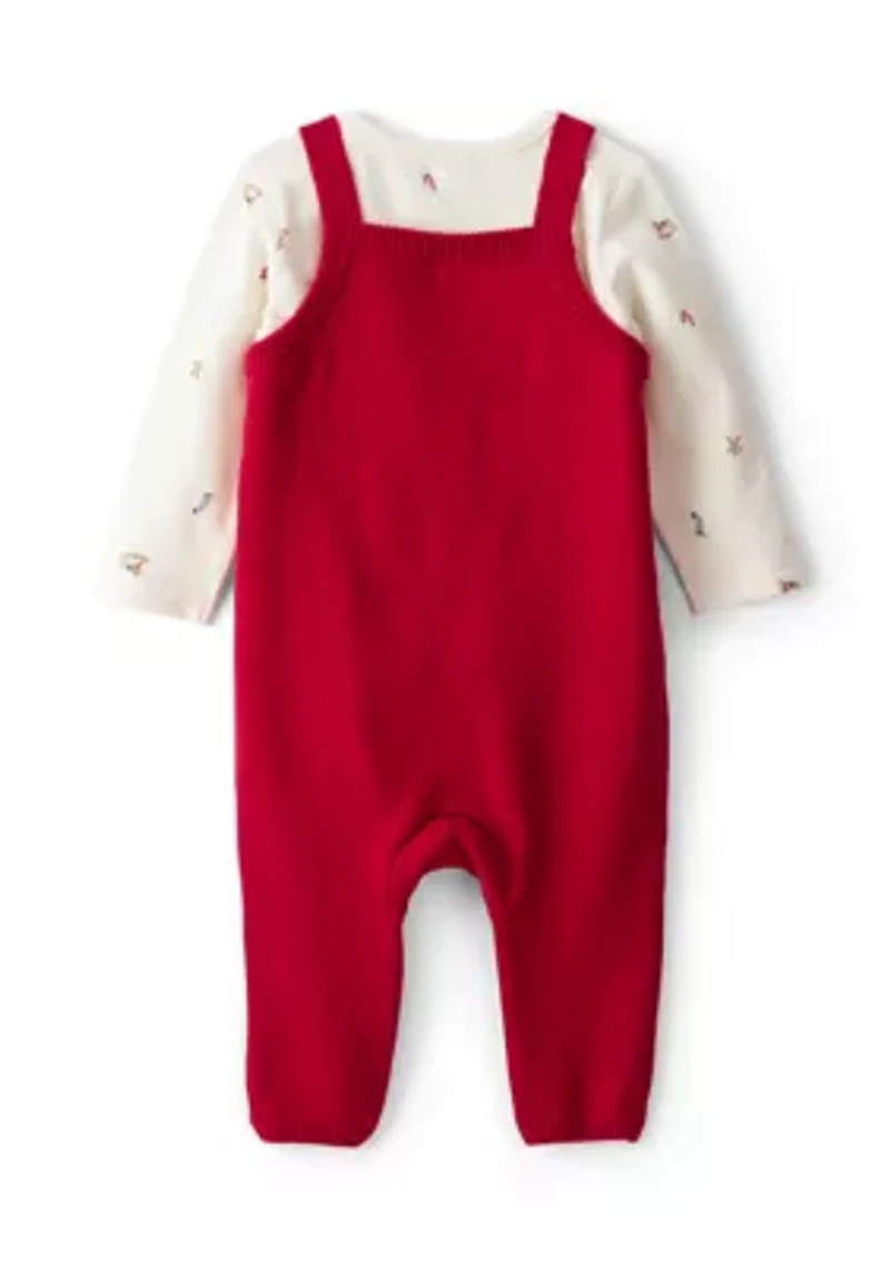 Baby Boys Two Piece Overalls Set