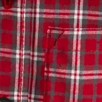 Baby Boys Plaid Shirt and Suspenders Pants Set