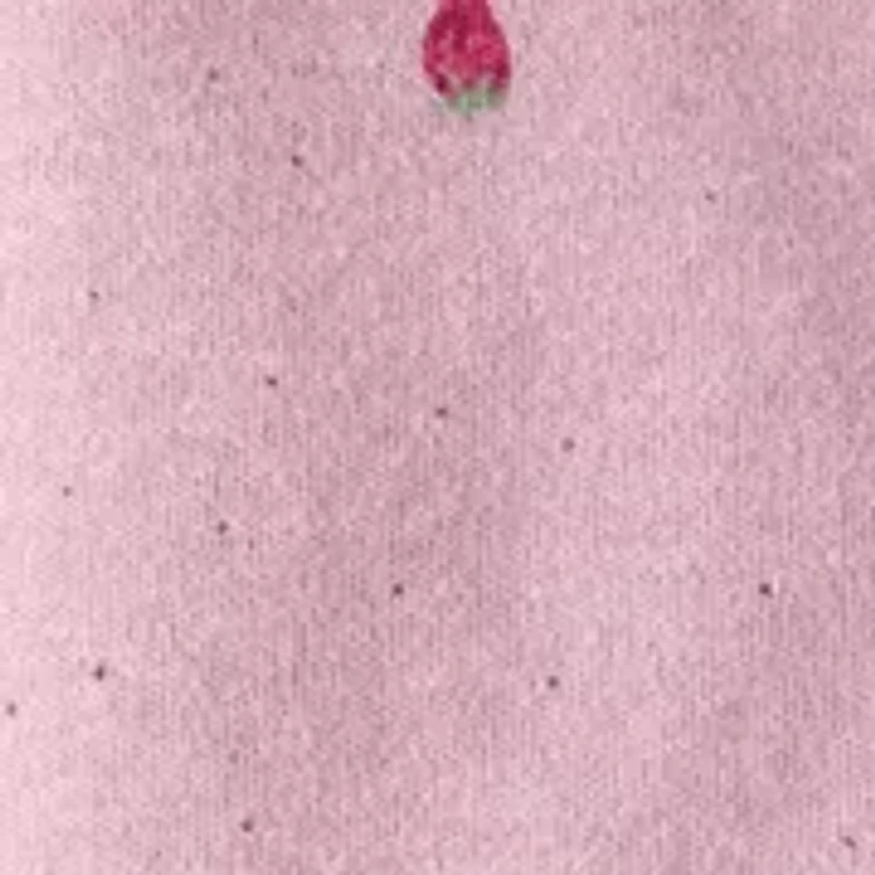 Baby Girls Strawberry Printed Footie Pajamas
