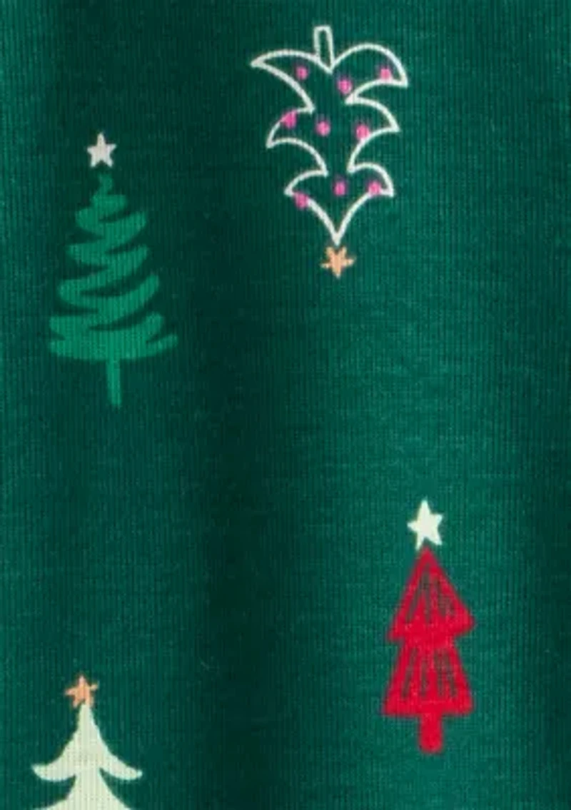 Baby Girls Printed Footie Pajamas