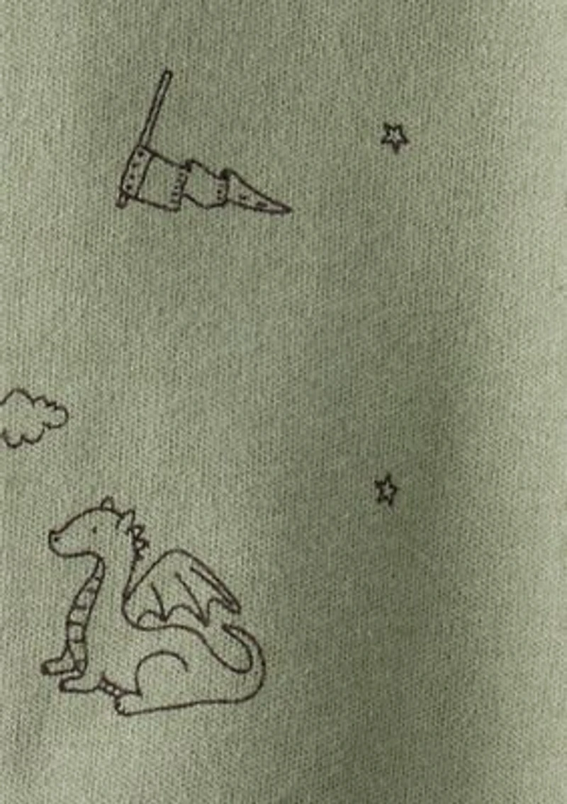 Baby Boys Printed Footie Pajamas