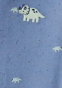 Baby Boys Printed Interlock Footie Pajamas