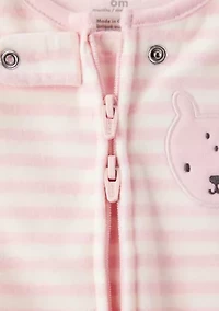 Baby Girls Stripe Footie Pajamas