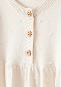 Baby Girls Flutter Shoulder Jumpsuit