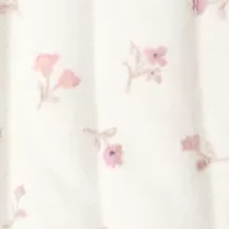 Baby Girls Floral Printed Quilted Cardigan