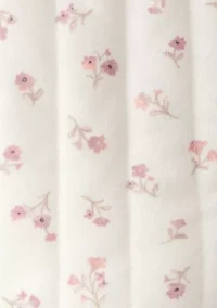 Baby Girls Floral Printed Quilted Cardigan