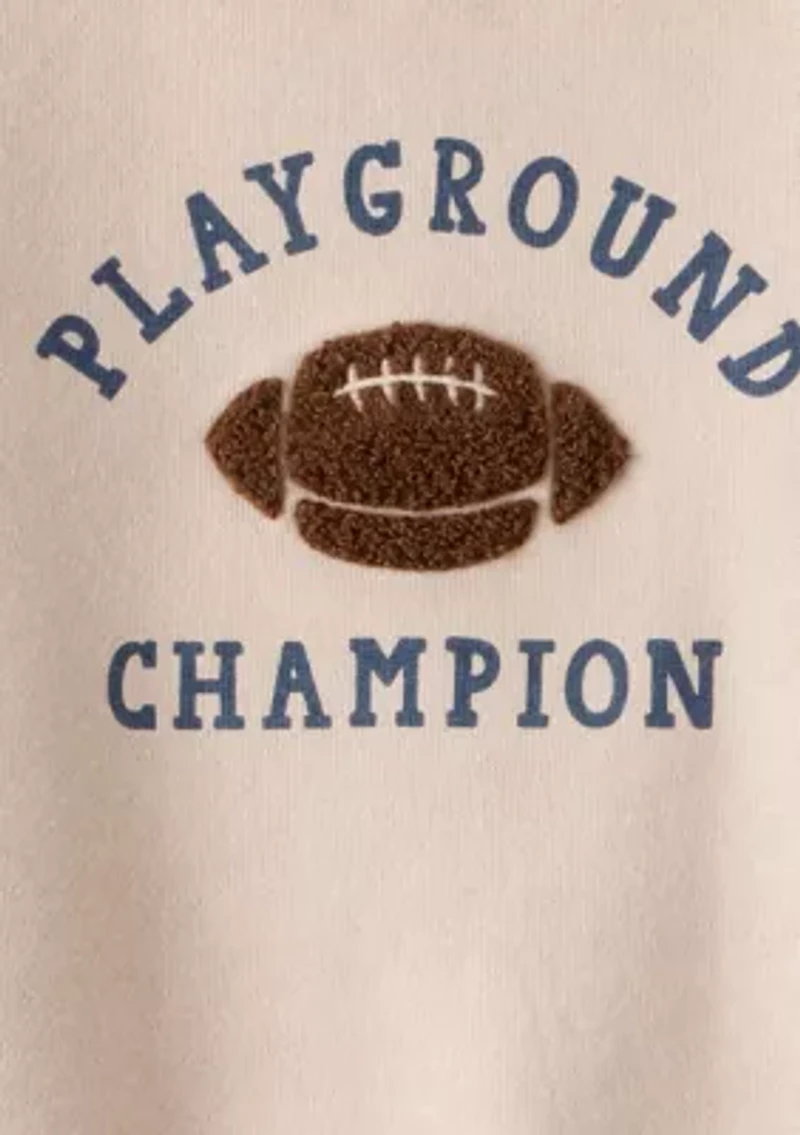 Baby Boys Football Graphic Sweatshirt and Joggers Set