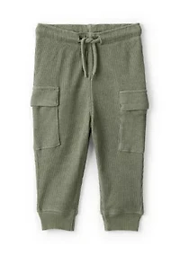 Baby Boys 1/4 Zip Pullover Sweatshirt and Jogger Pants Set