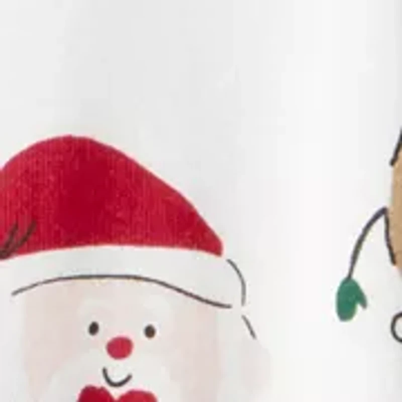 Baby Santa Printed Footie Pajamas