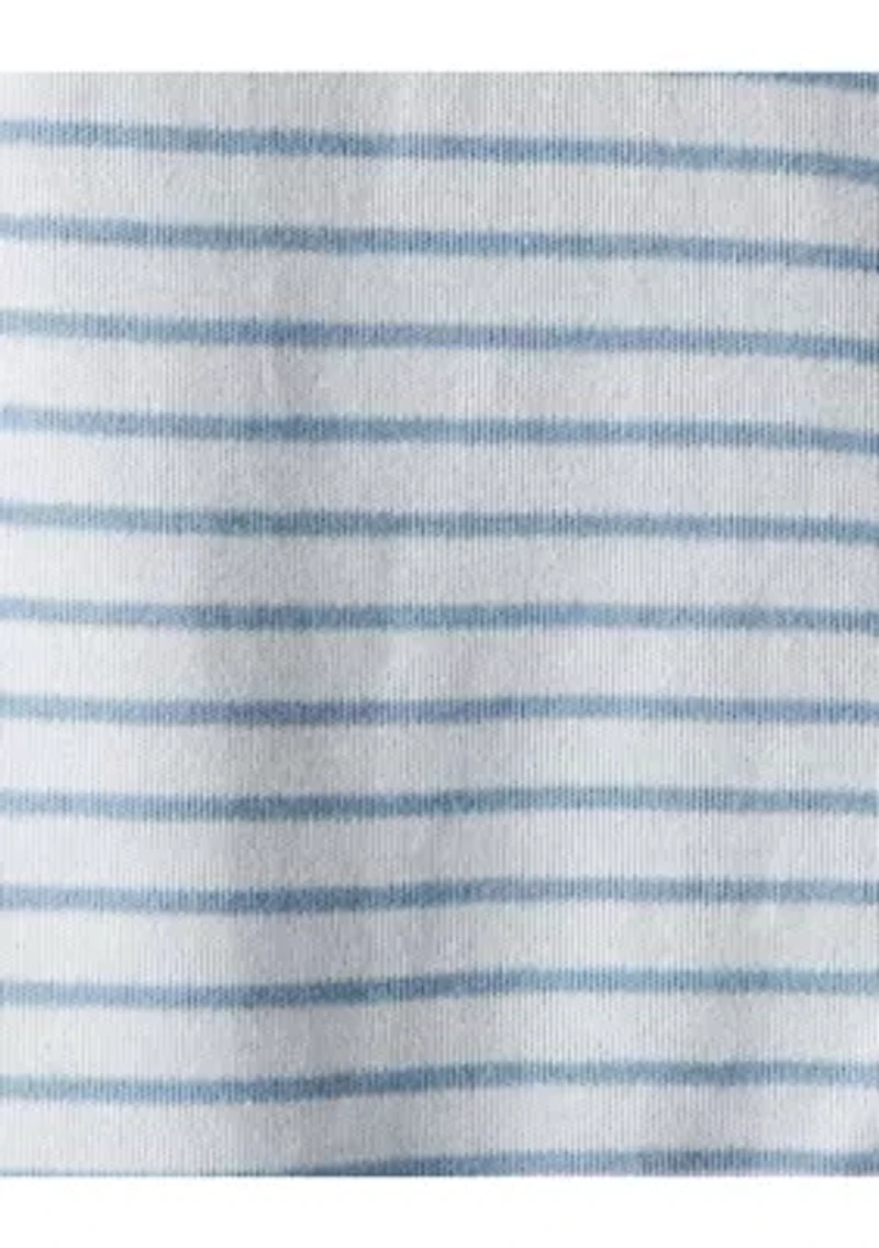 Baby Boys Interlock Snap Footed Pajamas