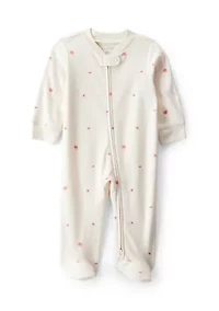 Baby Girls Printed One Piece Pajama