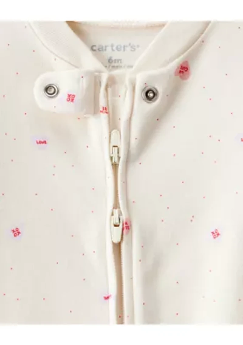 Baby Girls Printed One Piece Pajama