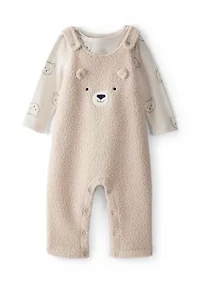 Baby Boys 2-Piece Overall Set