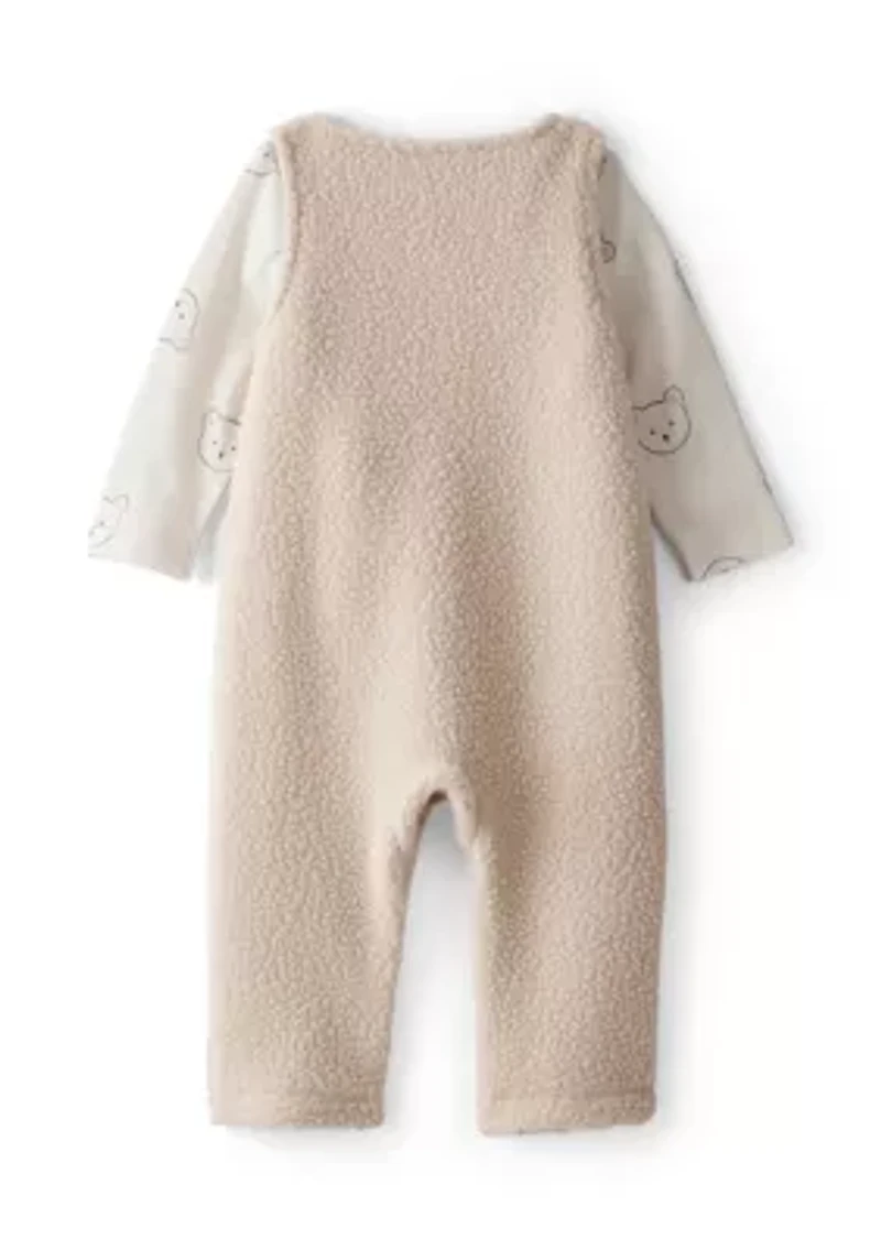 Baby Boys 2-Piece Overall Set