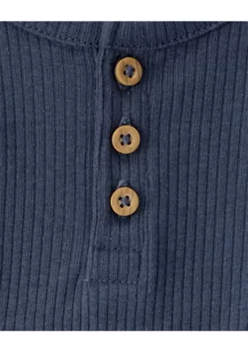 Baby Boys 3-Pack Elephant Print Long-Sleeve Multipack Bodysuits!