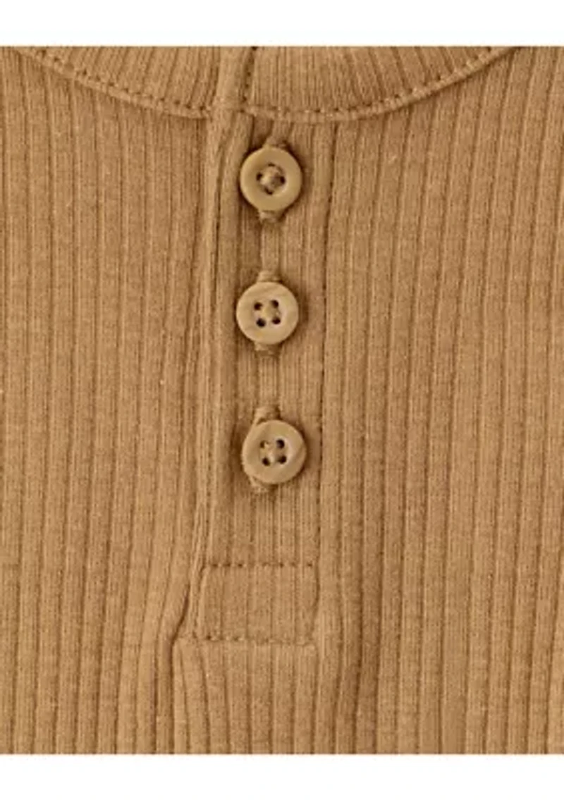 Baby Boys 3-Pack Elephant Print Long-Sleeve Multipack Bodysuits!