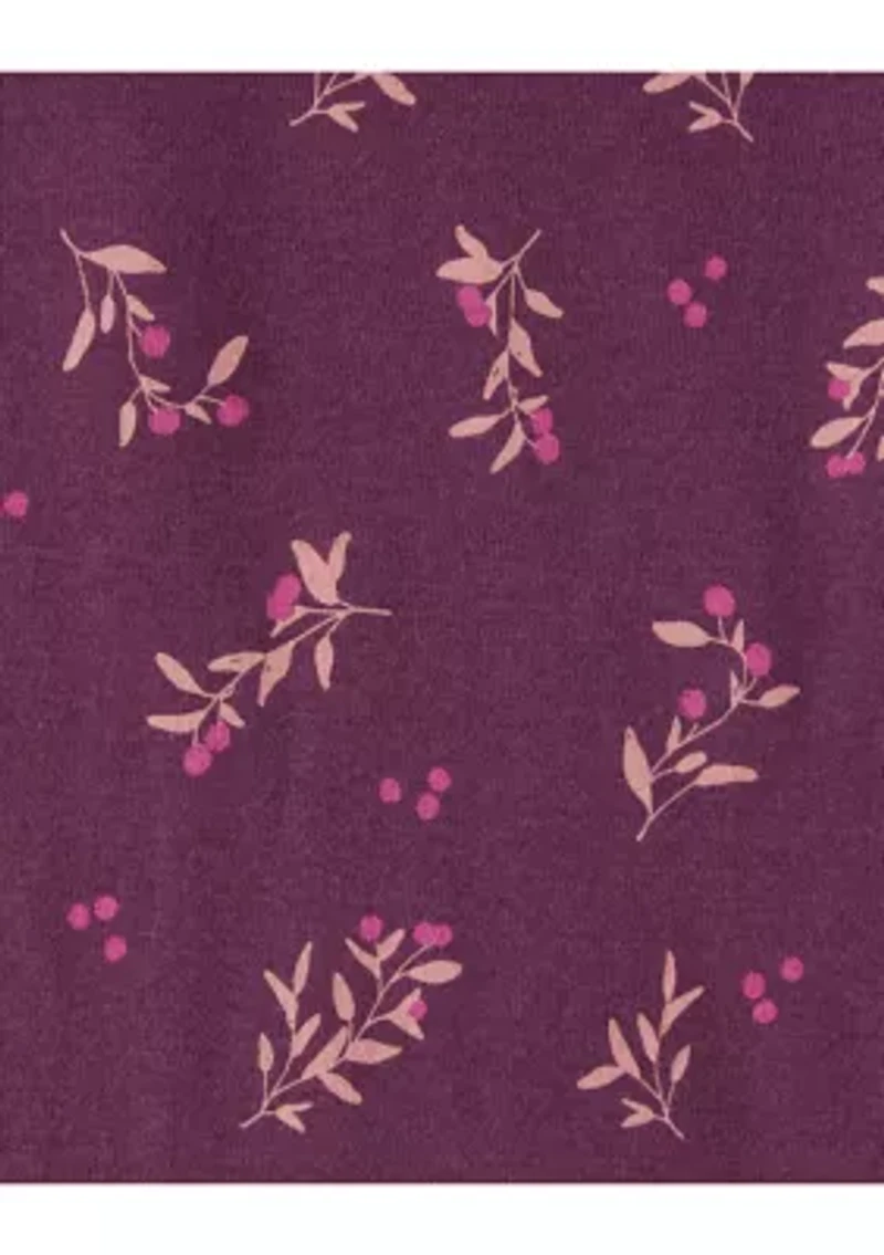 Baby Girls Set of 5 Printed Bodyuits