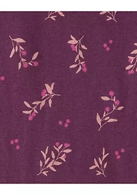 Baby Girls Set of 5 Printed Bodyuits