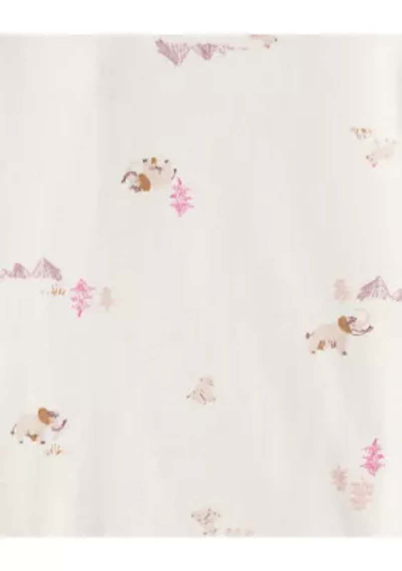 Baby Girls Set of 5 Printed Bodyuits