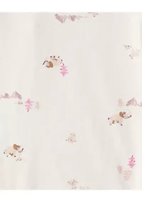 Baby Girls Set of 5 Printed Bodyuits