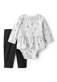 Baby Girls Polka Dot Set