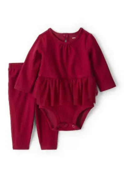 Baby Girls Bodysuit Set