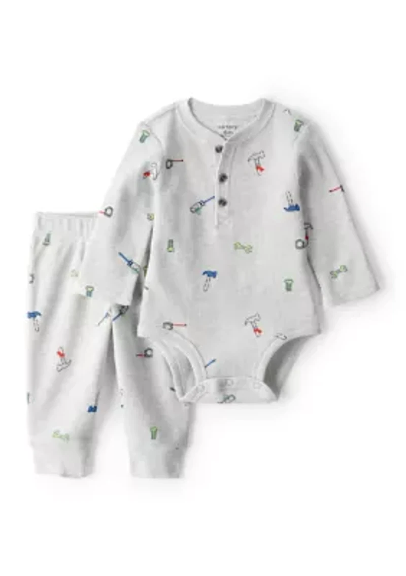 Baby Boys 2-Piece Bodysuit Set