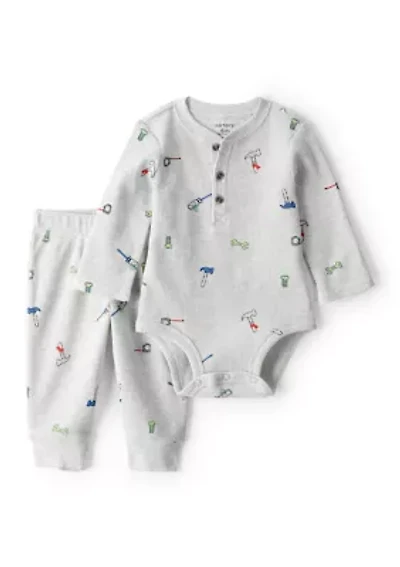 Baby Boys 2-Piece Bodysuit Set