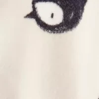 Baby Boys One Piece Printed Velour Footed Pajamas