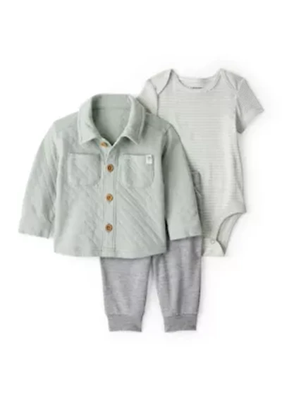 Baby Boys 3-Piece Cardigan Set