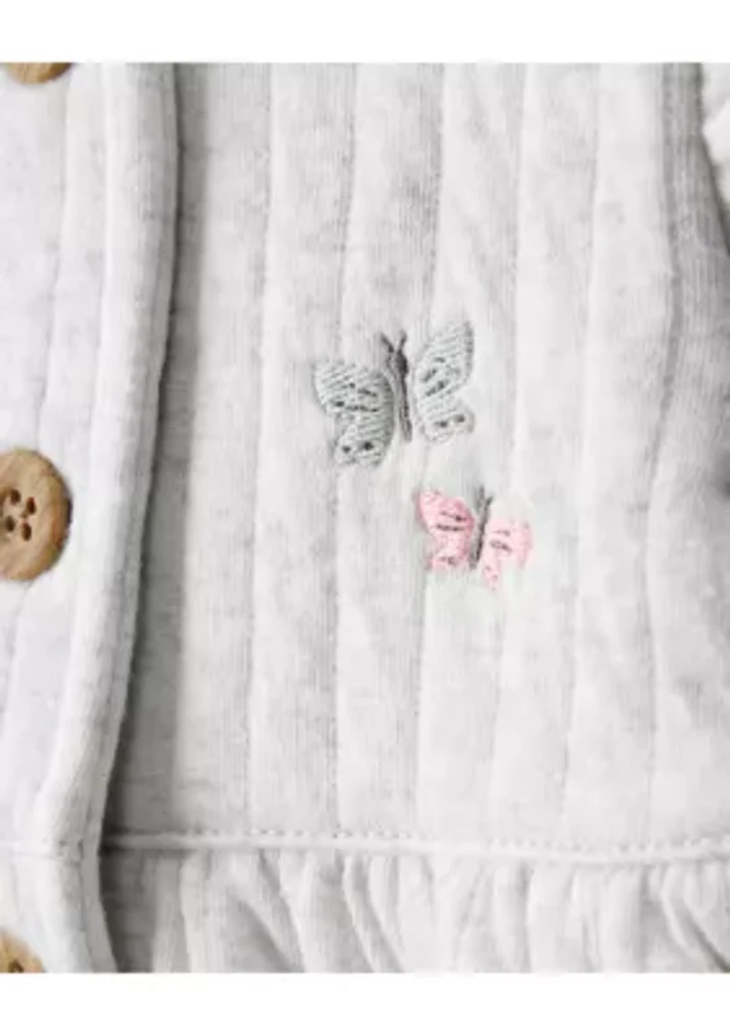 Baby Girls 3-Piece Vest Set