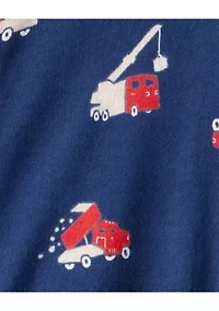 Baby Boys 1-Piece Cotton Footies