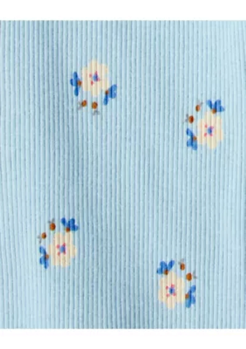 Baby Girls Peter Pan Pullover and Printed Legging Set