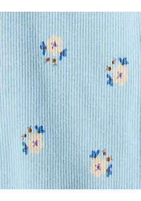 Baby Girls Peter Pan Pullover and Printed Legging Set