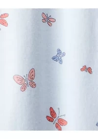 Baby Girls 1-Piece Cotton Footies