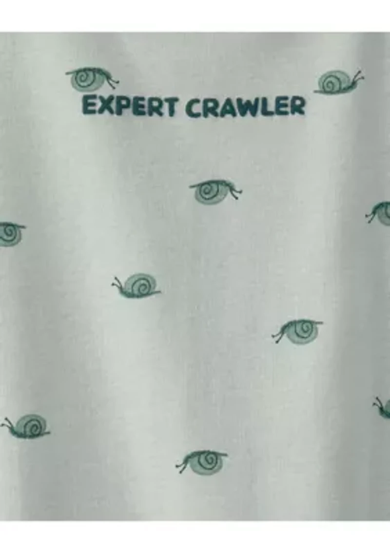 Baby Boys Pastel Green Onesie