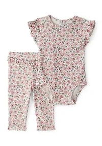 Baby Girls Floral Two Piece Set