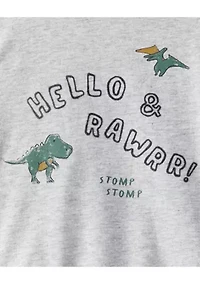 Baby Boys Hello and Rawr Two Piece Set