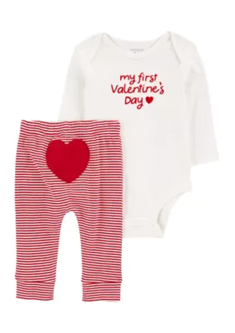 Baby My First Valentine's Day Set
