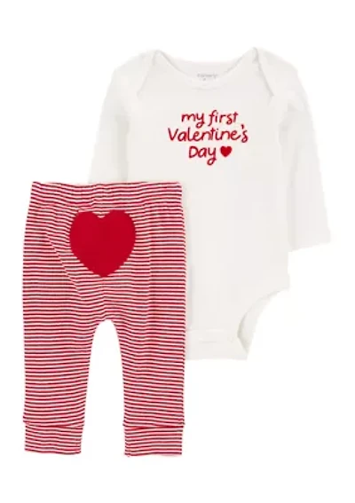 Baby My First Valentine's Day Set