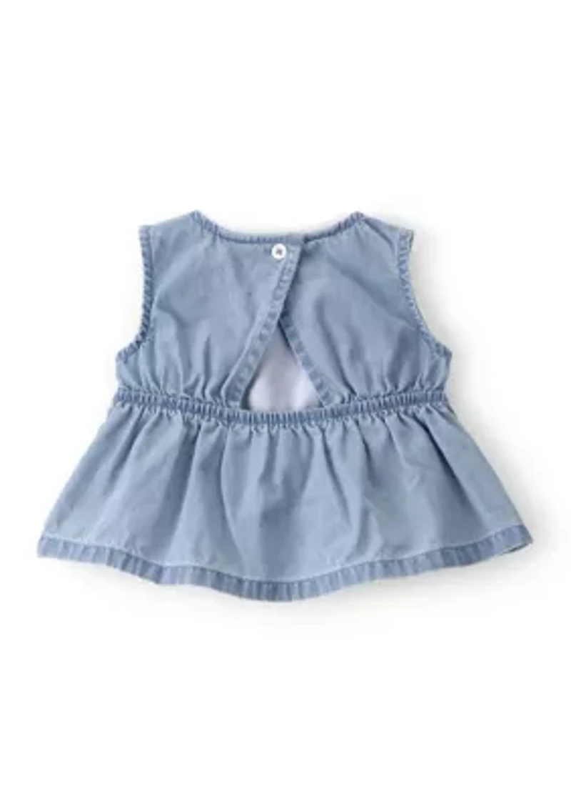 Baby Girls Top Body Suit and Short set