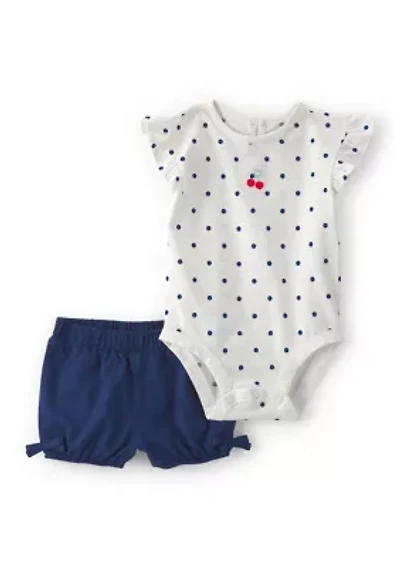 Baby Girls Bodysuit Set