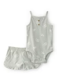 Baby Girls Bodysuit Set
