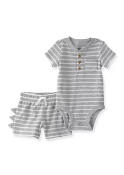 Baby Boys Body Suit Short Set