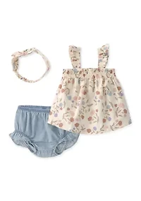 Baby Girls Floral Set