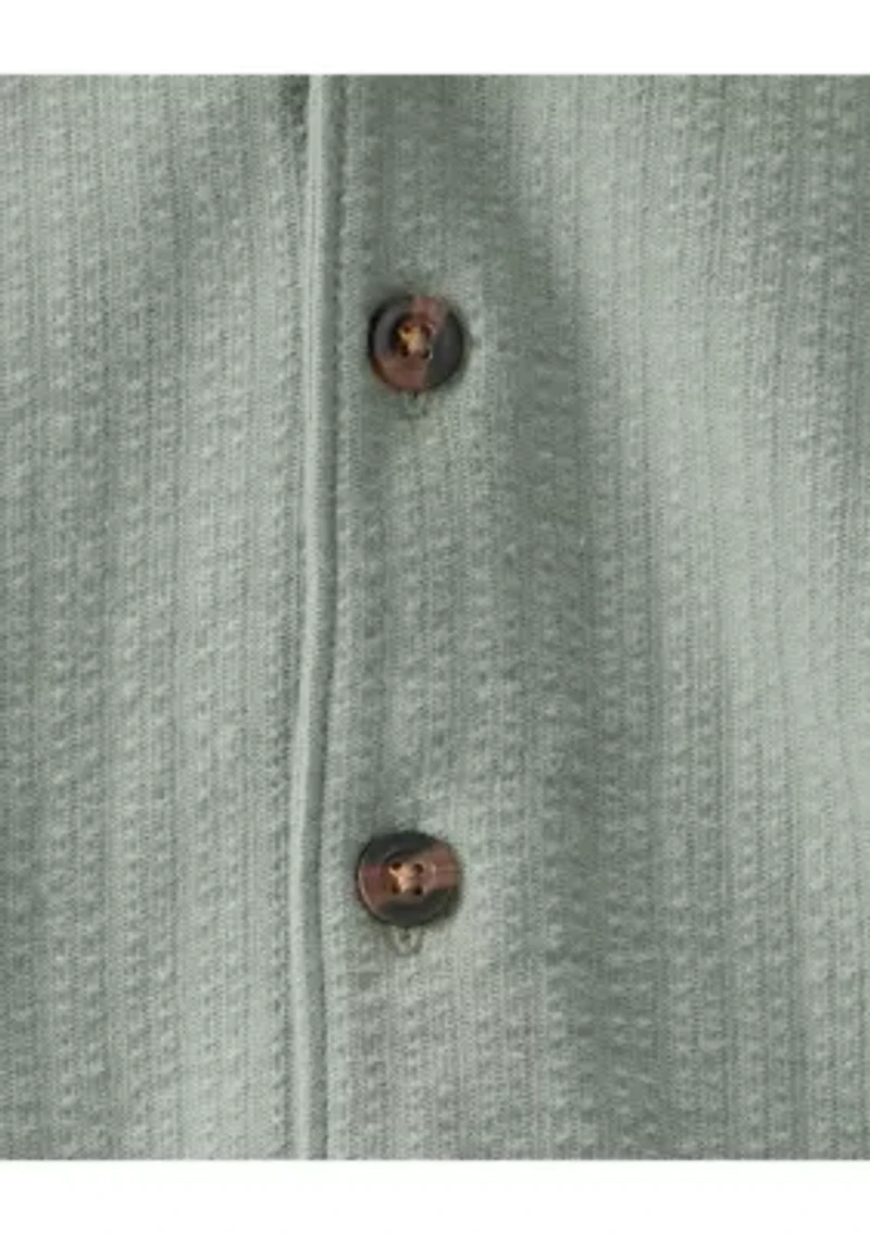 Baby Boys Button Down Shorts Set