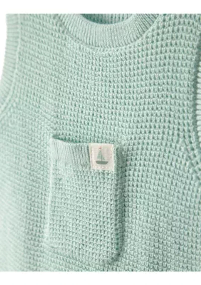 Baby Boys Crochet Romper