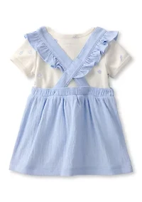 Baby Girls Jumper Dress and Matching Top