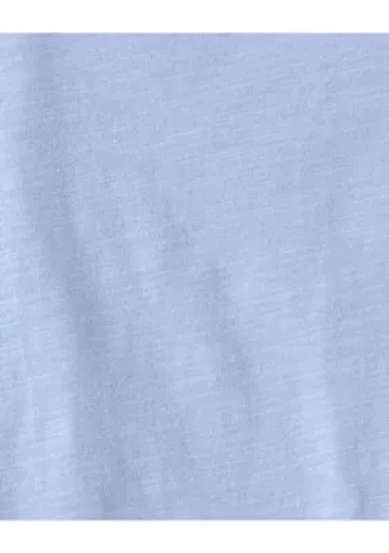 Baby Boys Striped Overalls and Solid T-Shirt